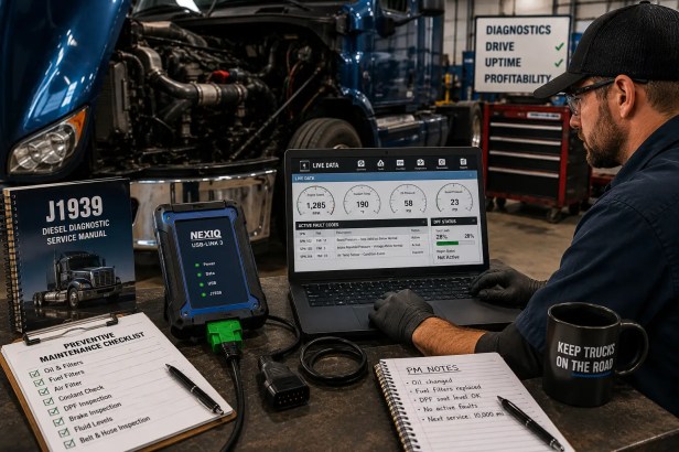 Heavy-Duty Truck Service: What to Expect When You Take Your Diesel to the&nbsp;Shop